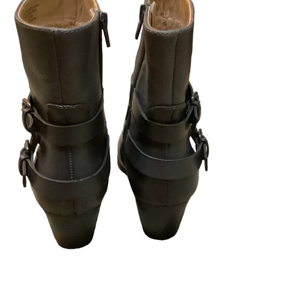 NEW! NATURALZIER Women's All GRAY Buckle Size Zip Almond Toe Bootie-Size 6.5 - Picture 5 of 9